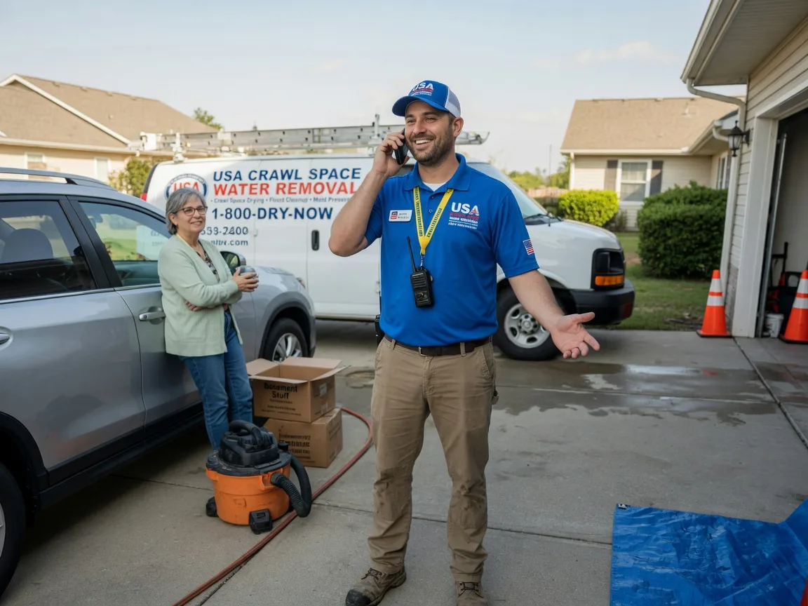 Crawl Space Water Removal Hensley, AR FAQs